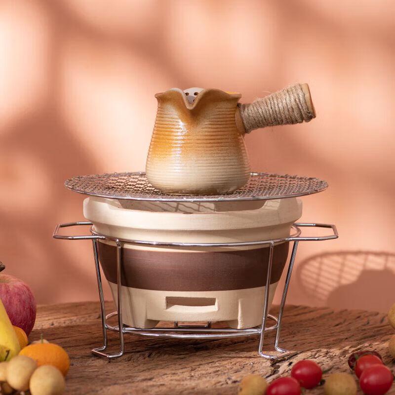 Ceramic Teapot for Charcoal Stove