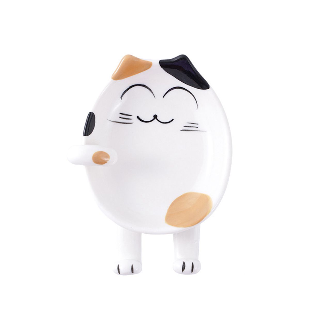 

Органайзер для хранения на кухне, Дизайн кошки, Мультяшная подставка для кухонной утвари, Подставка для крышек кастрюль, Подставка для ложки, Держатель для плиты yellow