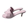 Used LOUIS VUITTONSandals Pink Leather Women