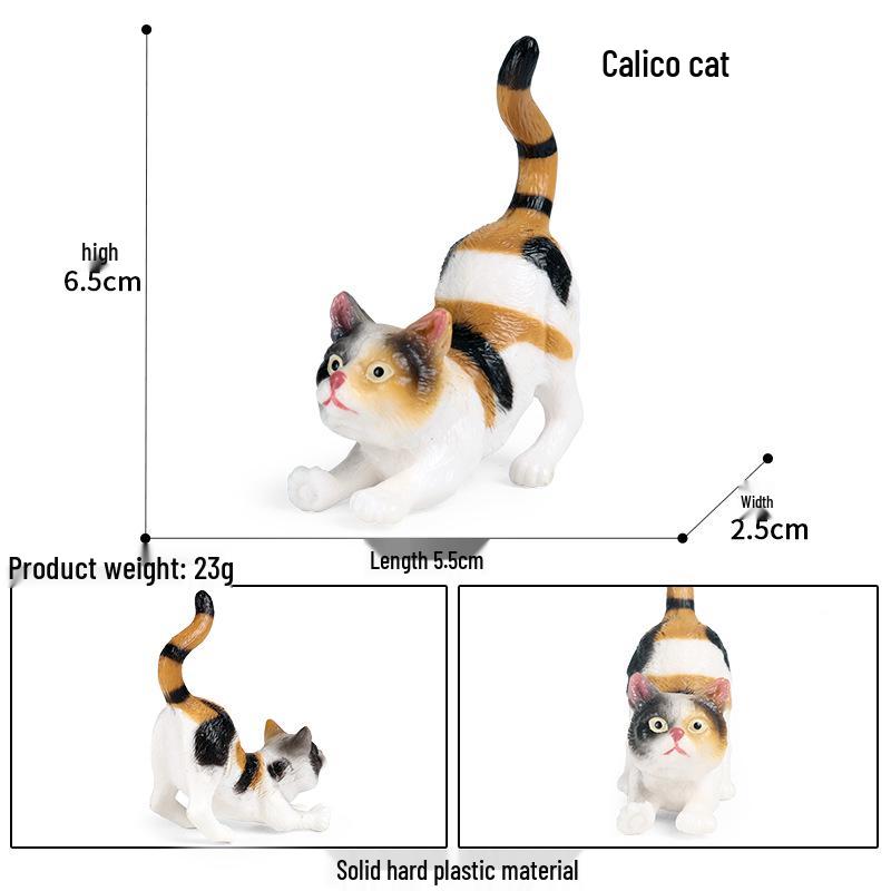 Realistic Exotic Orange Tabby Cat Heart Model Ornament