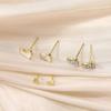 Creative, Minimalist and Elegant White Peach Heart Earrings Suitable for Women To Wear