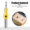 Woodworking Countersink Drill Perforator Alloy Head Hole Drill Wood Screw Mounting Step Drill Bit
