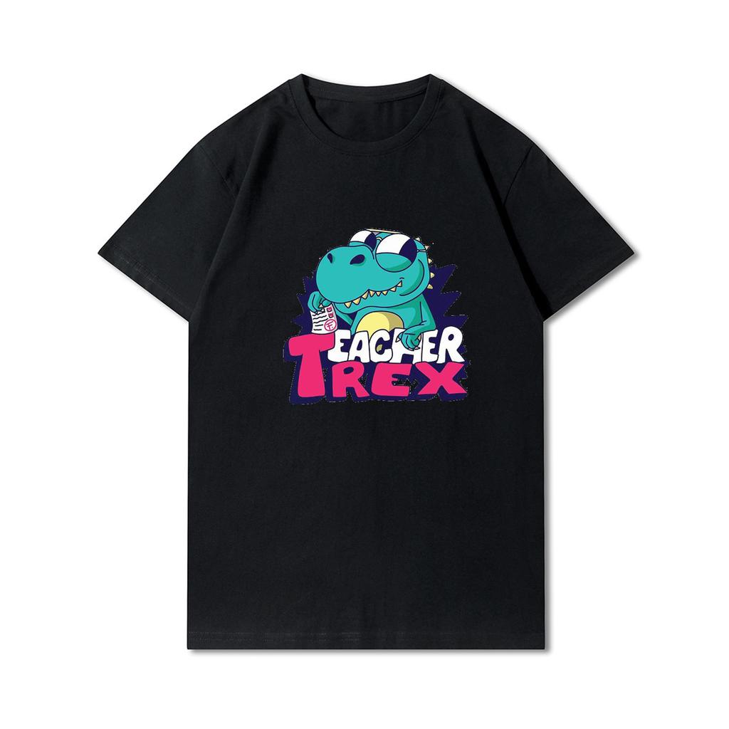 Pivosaurus Casual Loose Oversized Y2k T-shirt Men Women High Quality Cotton Short Sleeve Men Women Black Short Sleeves Female Male Clothing