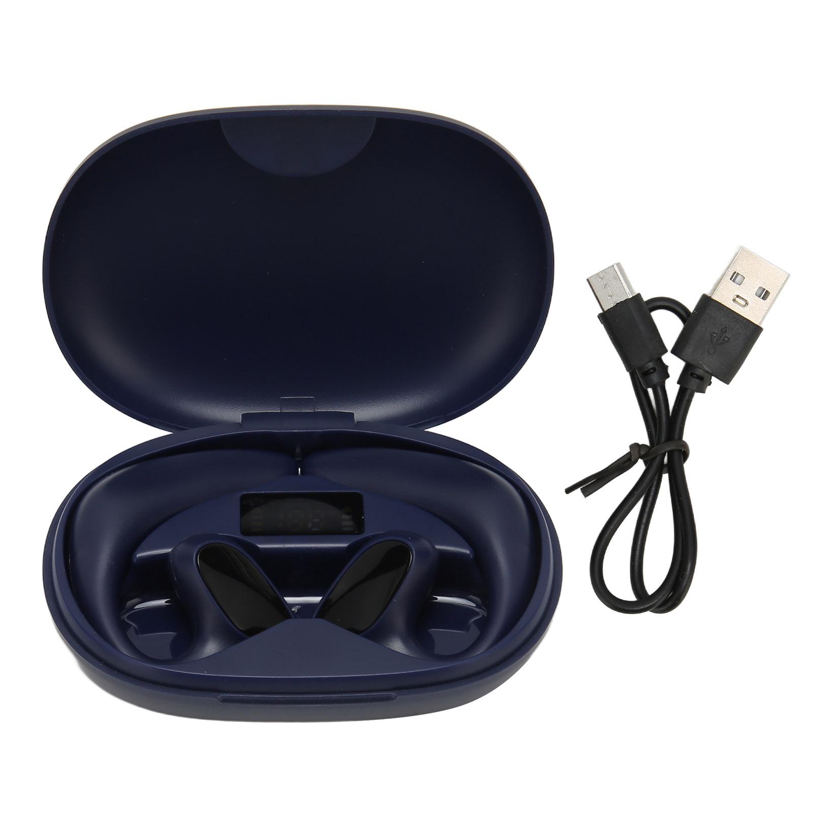 

Беспроводные наушники-переводчики с функцией музыки, тип с ушным крючком, наушники для онлайн-перевода на 144 языка для бизнеса для iOS синий