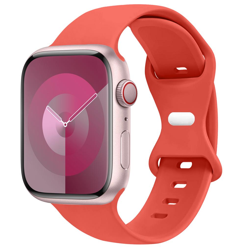 Silicone Strap For Apple Watch Band 44mm 45mm 41mm 40mm 49mm 42mm 38mm 46MM Sport Bracelet iWatch Series Ultra 2 SE 10 9 8 7 6 5