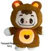 Capybara & Friends: Musical Plush Toy with Light-Up Features (Strawberry, Avocado, Donkey, Tiger)