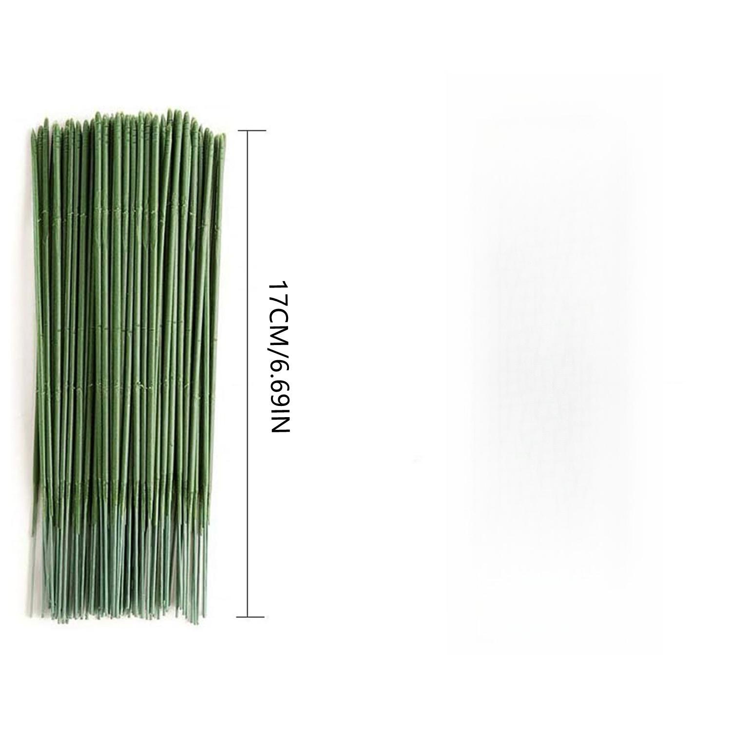 

17/25/см Зеленая проволока Стержень Имитация Цветочный стержень Цветочная ветка Мультяшная формовка Оберточный материал Реквизит для съемки Украшение Искусственные цветы 17cm 10pcs