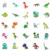 50 Hand-Drawn Cute Dinosaur Graffiti, Small Ears Easy To Tear Stickers, Children'S Cartoons, Waterproof, Non-Repeat Decorative Stickers