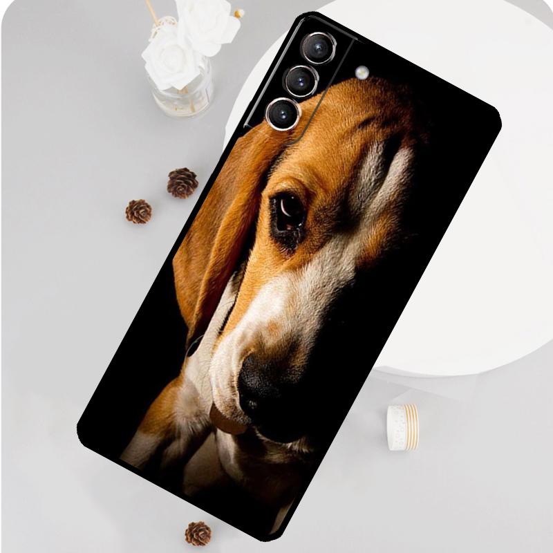 Σκύλος Μπίγκλ Χαριτωμένη Κινούμενη Θήκη Τηλεφώνου Για Samsung Galaxy S26 S25 S24 S20 S21 S22 S23 Ultra S10 Plus S25 FE Θήκη Κάλυμμα