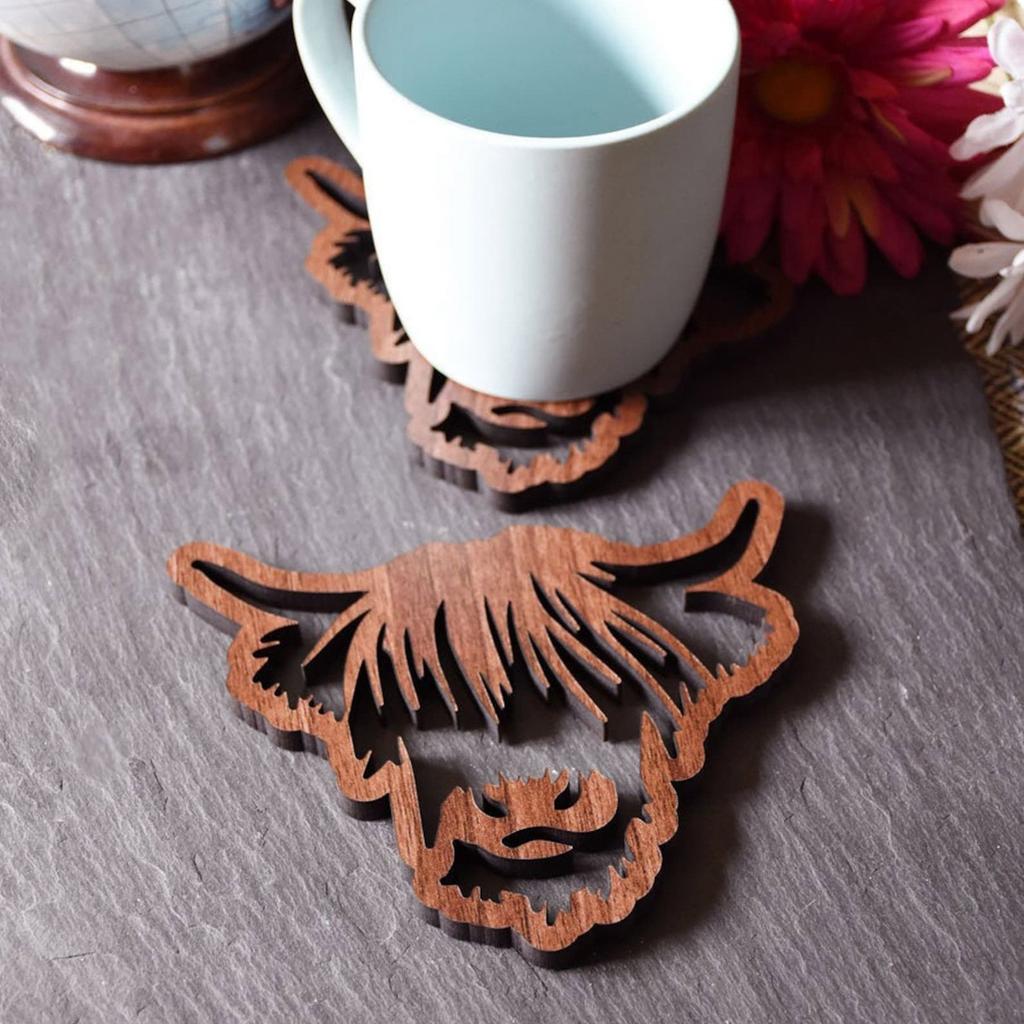 Cartoon Shaped Water Cup Mat Cute Three-dimensional Dinner Mat Is Suitable For Placing Water Cup