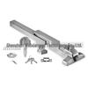 UL600S Panic Push Bar Door Lock, Stainless Steel Exit Device with External Lever