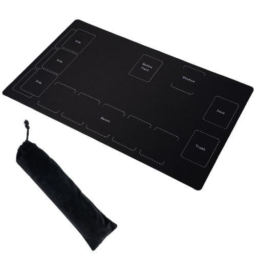 SENSYU Play Mat for Card Games: Cloth Surface with Non-slip Rubber Backing. "Simple, Easy-to-read Rubber Mat, 60cm X 35cm
