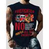 3D Creative Retro Motorcycle Print Outdoor T-shirt Sports Style Casual Breathable Round Neck Four-season Fitness Men's Vest
