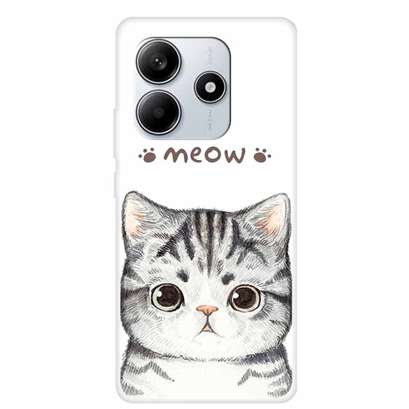 For Redmi Note 14 5G 2025 Phone Case Clear Transparent Edge TPU Silicone Soft Back Cover Case For Redmi Note 14 Case Coque Funda
