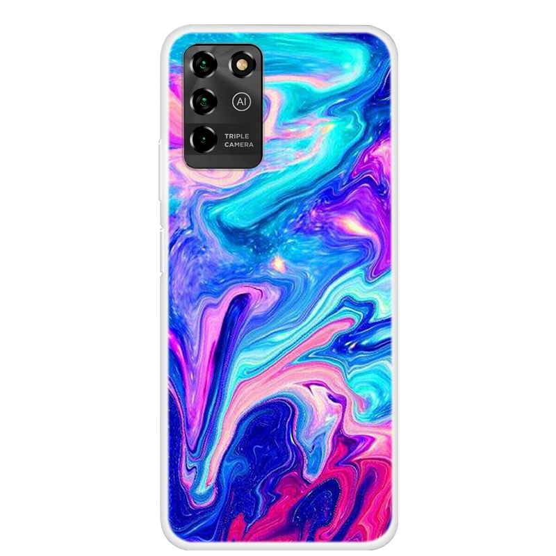 For ZTE Blade V30 Vita Case 8030 Marble Soft TPU Silicone Clear Phone Case for ZTE V30 VITA Back Cover Transparent Capa V 30vita