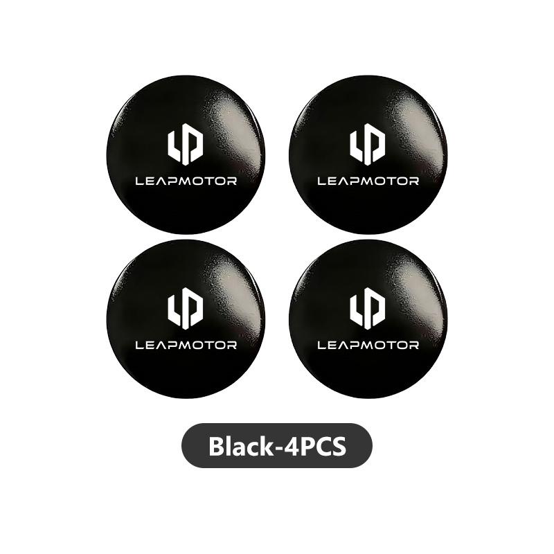 Autocollant Cache-moyeu de Roue de Voiture Emblème en Aluminium Cache-moyeu Décalcomanie Pour Leapmotor T03 S01 C11 C01 C10 C16 2024 2025