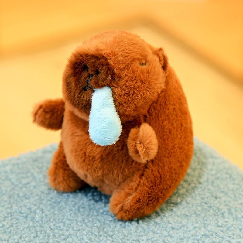 Water Capybara Plush Toy Cute Animal Stuffed Doll Hanging Decor For Kids Gift