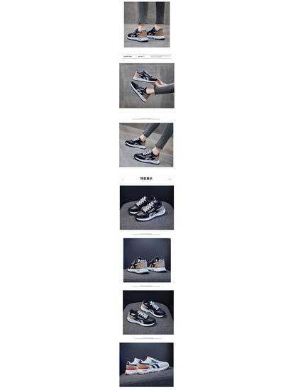 Women's Plus Size Wide Fit White Running Shoes 35-43