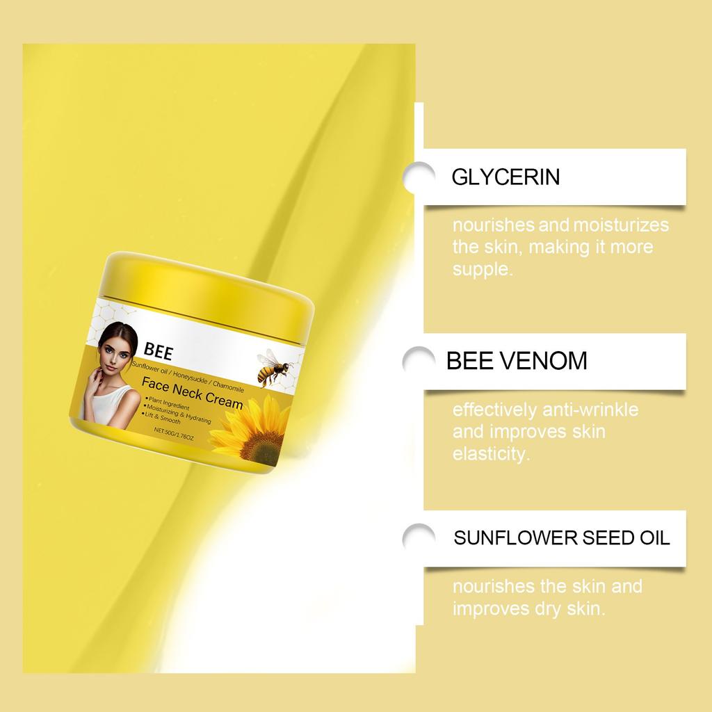 Bee Wrinkle Face Cream  For Extremely Dry Skin For Itchy Skin  And Puffiness 50g/150g/30g/150g