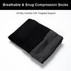 1Pair Women Beauty Slim Leg Compression Socks, Ultra-Thin Sleep Fat Burning Stockings for Sports, Yoga, Running, Travel, Flight