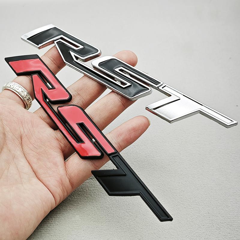 3D Metal Car Sticker Logo RST Emblem Front Fender Rear Trunk Badge For Chevrolet Silverado Tahoe Suburban Traverse Accessories