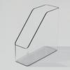 File Storage Box Dormitory Desktop Stationery File Bookstand Clear Plastic Large Capacity Book Organizing Box