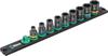Wera 05005452001 9608 Magnetic Rail B Impaktor Inch Size Set Imported from 1, 9-Piece [Officially Japan]