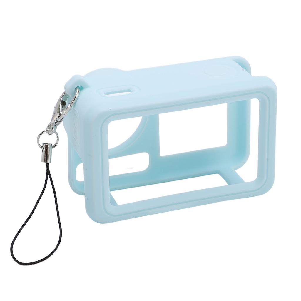 Action Kamera Silikonhülle Hellblau Sturzsicher Kratzfest Silikon Schutzhülle für