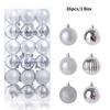 4CM Christmas Decoration Christmas Balls Hanging Xmas Tree Pendant for Home Party Decor 2025 New Year Navidad Gifts Ornaments