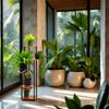 PALACE metal standing flower stand - black stand for 5 flowerpots