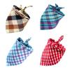 30/50pcs Plaid Dog Bandana Lot For Small Large Dogs Things And Bows For Dogs Pet Products Washable Bulk Dog Bandanas