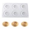 6-Cavity Concave Tornado-shaped Mousse Cake Mold French-style Western Pastry Baking Mold