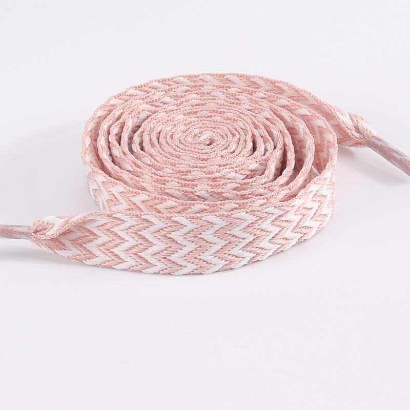 1Pair New 1.5CM Wide Wave Fat Shoelaces Women Men Casual Flat Shoe Laces Replacement Sneaker Lace Shoe Stings Shoelace