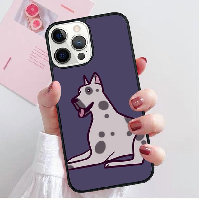 Great Dane Dog Puppy Phone Case Back Cover for iPhone 17 Air 16 15 14 13 11 12 Pro Max PlusS Shell Coque