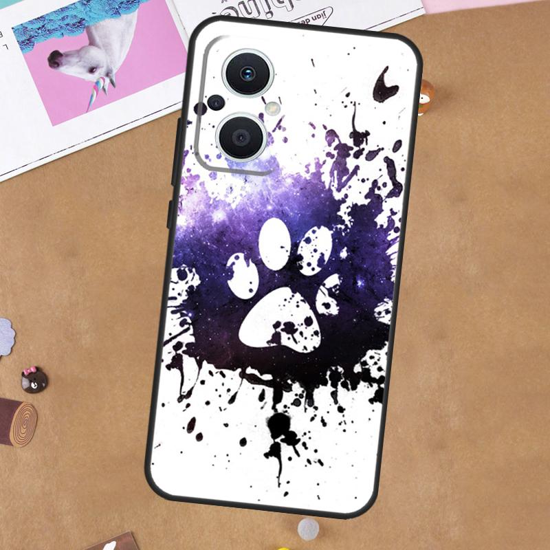 Katze Hund Pfoten Hülle Für OPPO Reno 8T 4Z 5Z 11F 8 10 11 Pro 5 6 7 Lite OPPO Find X6 Pro X2 X3 X5 Lite Abdeckung