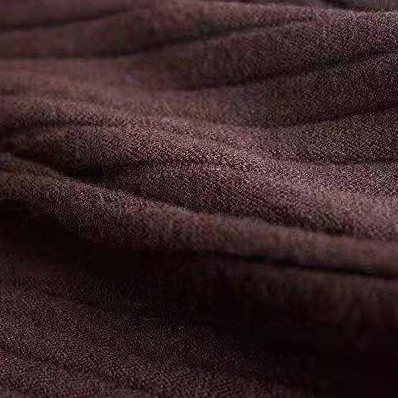 Autumn Winter Knitting Solid Color Pleated Skirt Female High Waist All-match Mid-length A-line Skirt