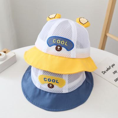 Breathable Baby Bucket Caps UV Protection Sun Cap Outdoor Kids Bucket Hat  for Infant Girls Boys