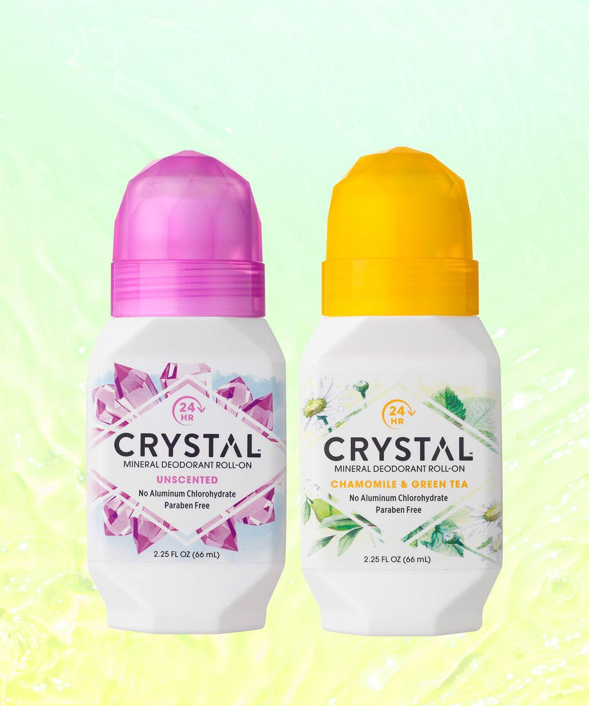 Crystal Deodorant 66ml Unscented & Chamomile Roll-on (2 Types)