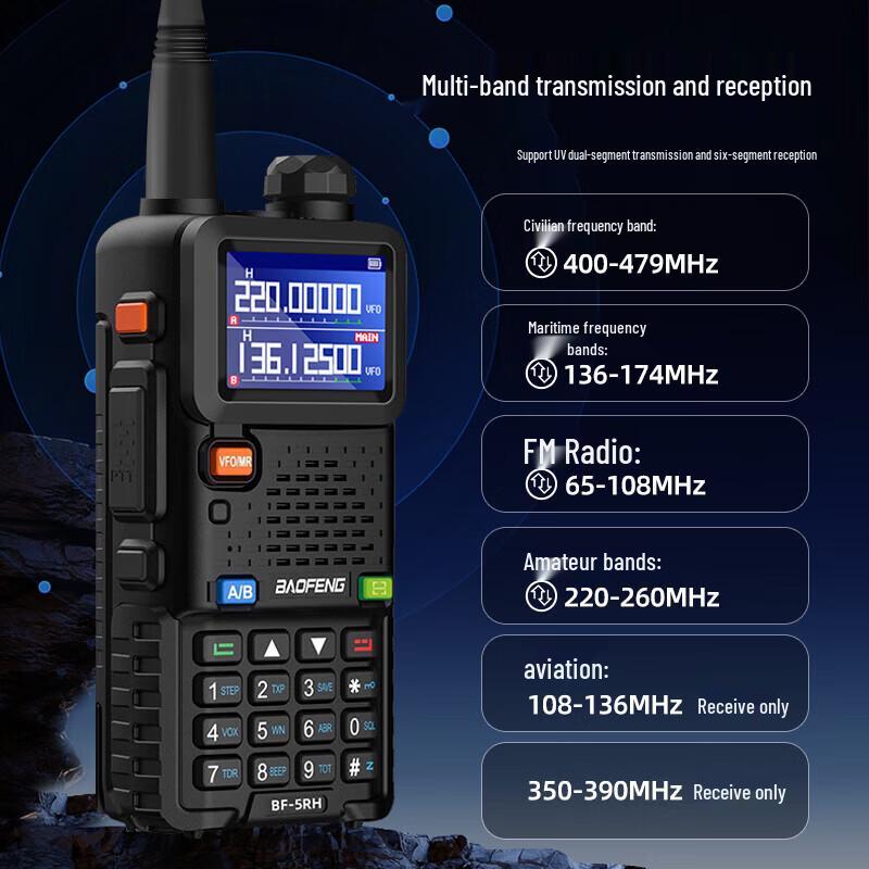 Baofeng UV-5R Dual Band Walkie-Talkie (CN version)