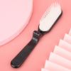 Pocket Folding Hair Brush Comb Collapsible Travel Essentials Scalp Massage Comb  Black StylingBlack