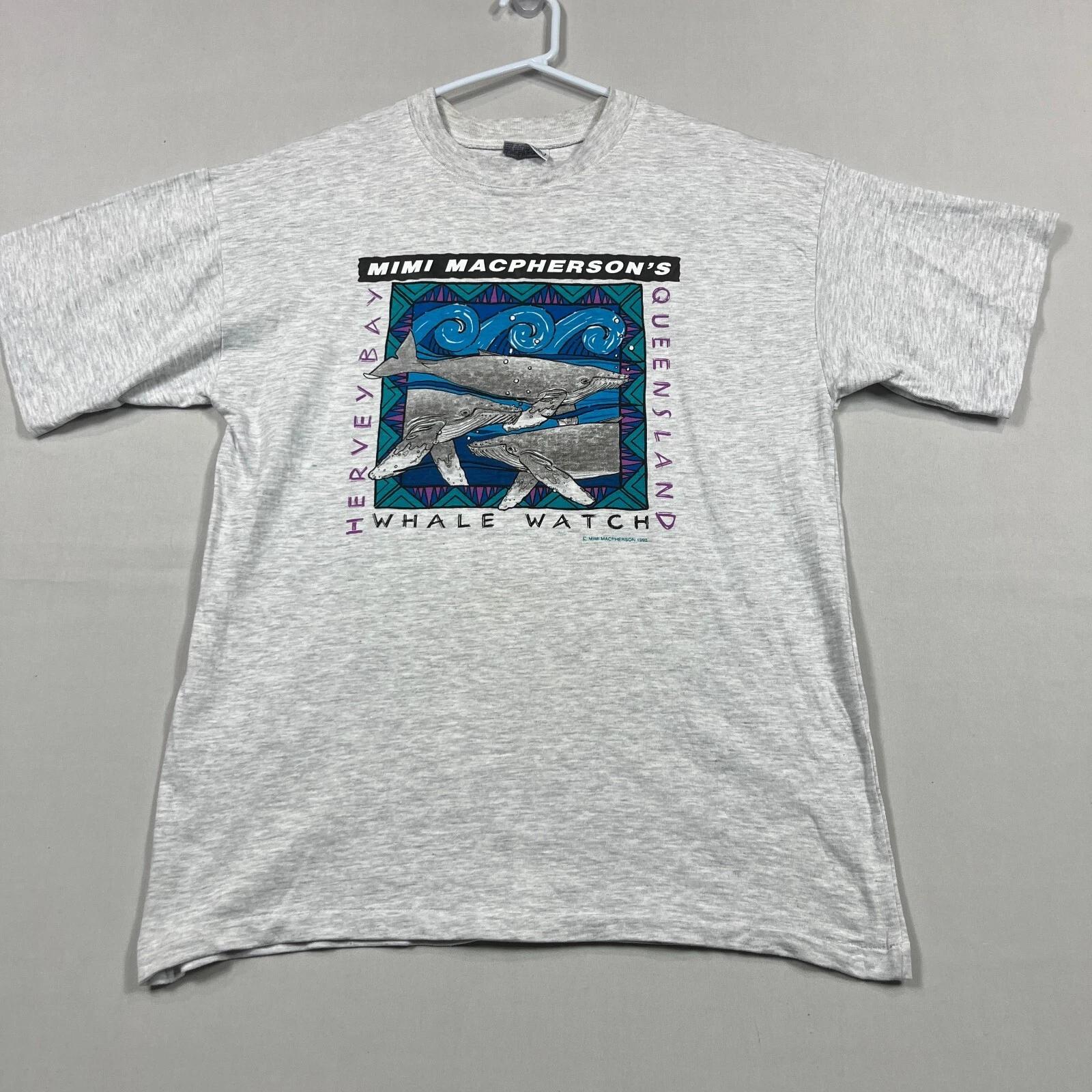 

Vintage Hervey Bay Mimi Macpherson Palm Beach Single-Stitch T Shirt Mens Large L M