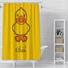 Little yellow duck cute animal Shower Curtain Waterproof Polyester Fabric Paint Bath Curtain Home Bathroom Decor Curtain Hook