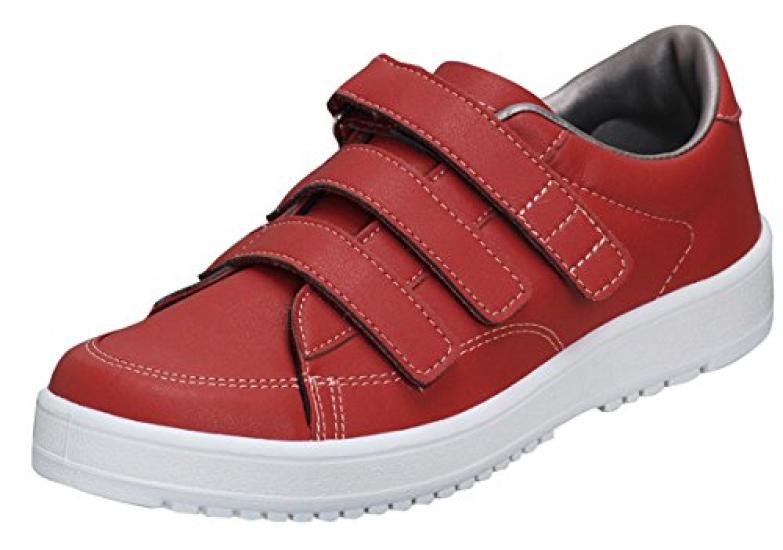 Moonstar 07 Rehabilitation Shoes for Men and Women Foot Size 3E V-Step (Left Only), Red, 26cm,