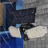78 LED Dual Head Solar Street Light Waterproof Wall Sensor Outdoor Floodlight