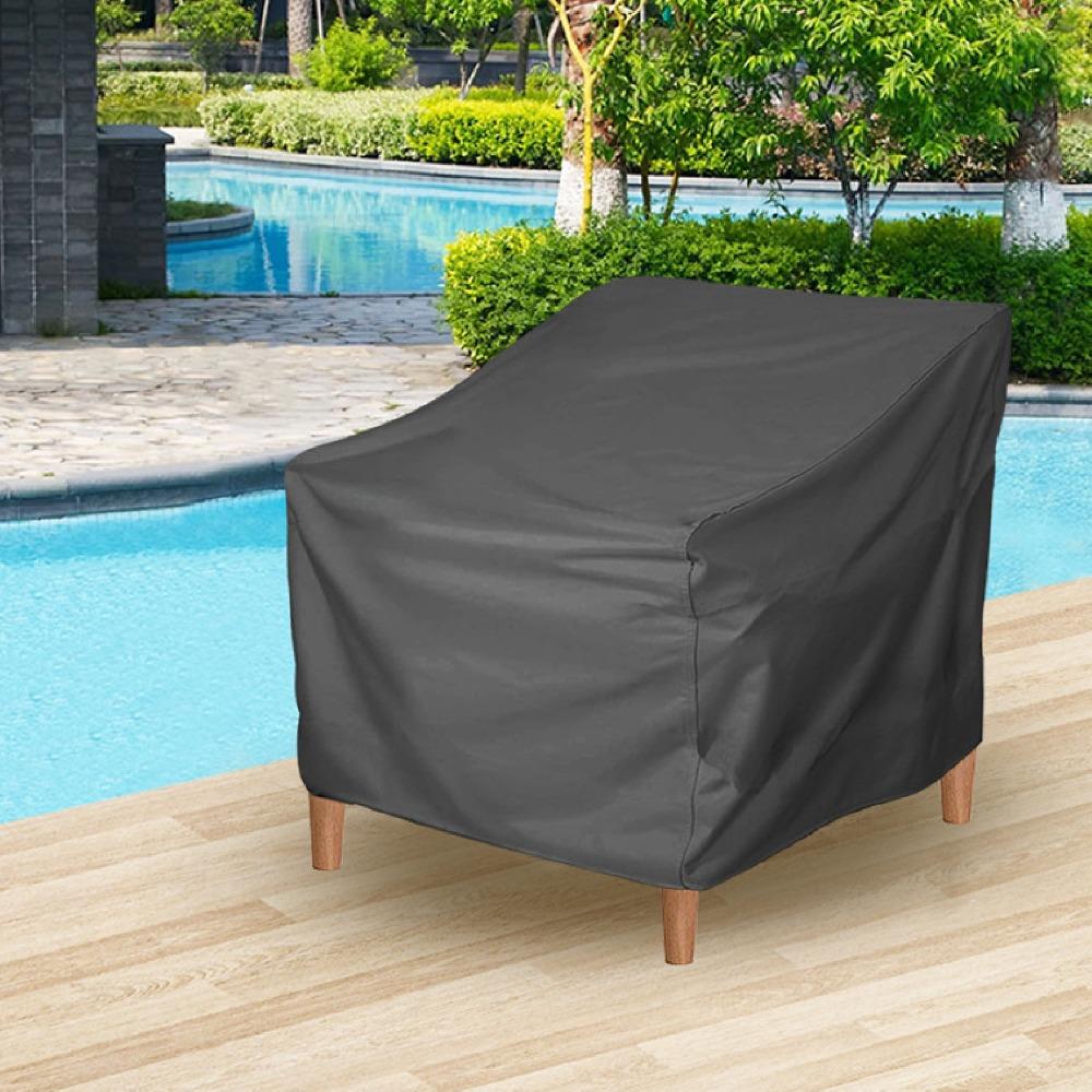 Polyester Patio Chair Cover Dust Resistant Lawn Chair Cover Outdoor Furniture Cover Patio