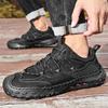 Fashion Non-Slip Walking Footwear Men's Casual Lace-Up Walking Shoes 2025 New Comfortable Sneakers Men Lightweight Outdoor Sports Shoes