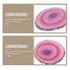 Cabilock Natural Agate Coasters, Creative Design, Round Coasters, Highly Absorbent, Stylish Cup Mats for Offices, Homes, and Bars