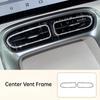 For Geely Xingyuan EX2 eMAS 5 2026 Car Air Vent Frame Diamond Letter Emblem Sticker Decoration Interior Accessories