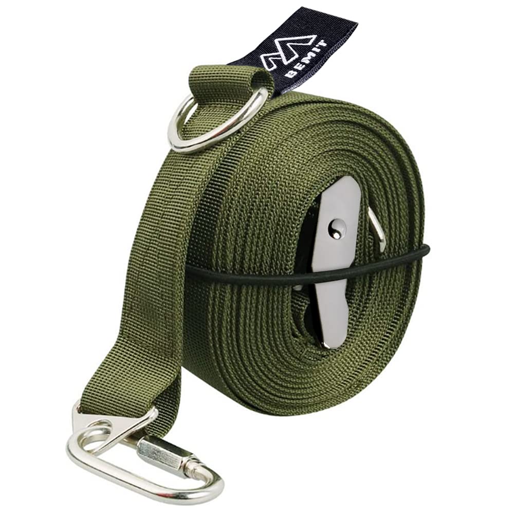 

Bemit Ogawa Натяжной тент-удлинитель Установочная длина 200 кг Нагрузка x Широкий ремень, Ремень, Лента, Регулировка в одно касание, Вместимость, Высокопрочный нейлон, 5,2 м