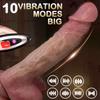 8.6" Realistic Thrusting Dildo with 7 Rotations, 9 Vibrations, Heat Modes, Remote Control, and Rechargeable Battery Suitable for Men and Women.